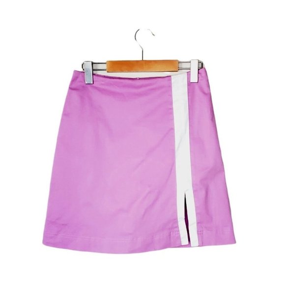 Lija Skort Athletic Golf Tennis Front Slit  Cotton Mauve Pink 6 - Picture 1 of 10